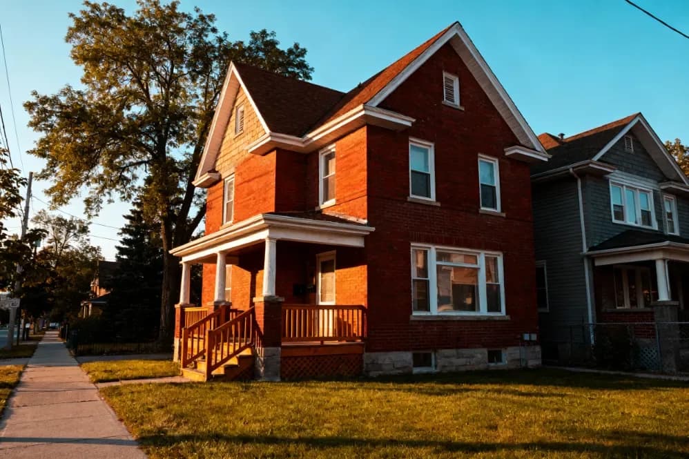 Postwar brick bungalow being sold as-is on a wide lot in Etobicoke, Ontario