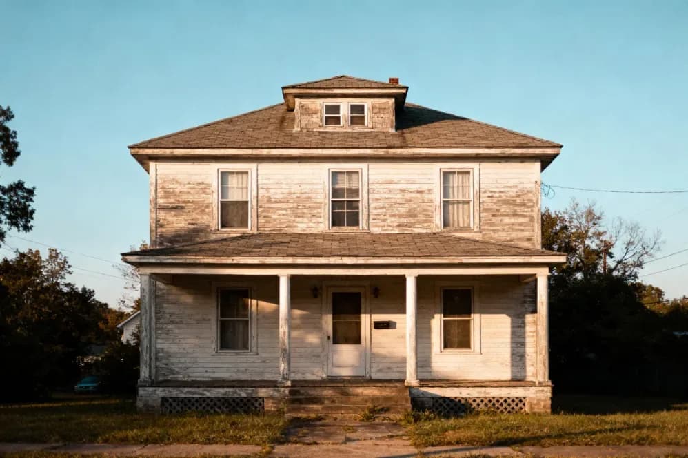 Red-brick farmhouse on the edge of Listowel, Ontario being sold as-is