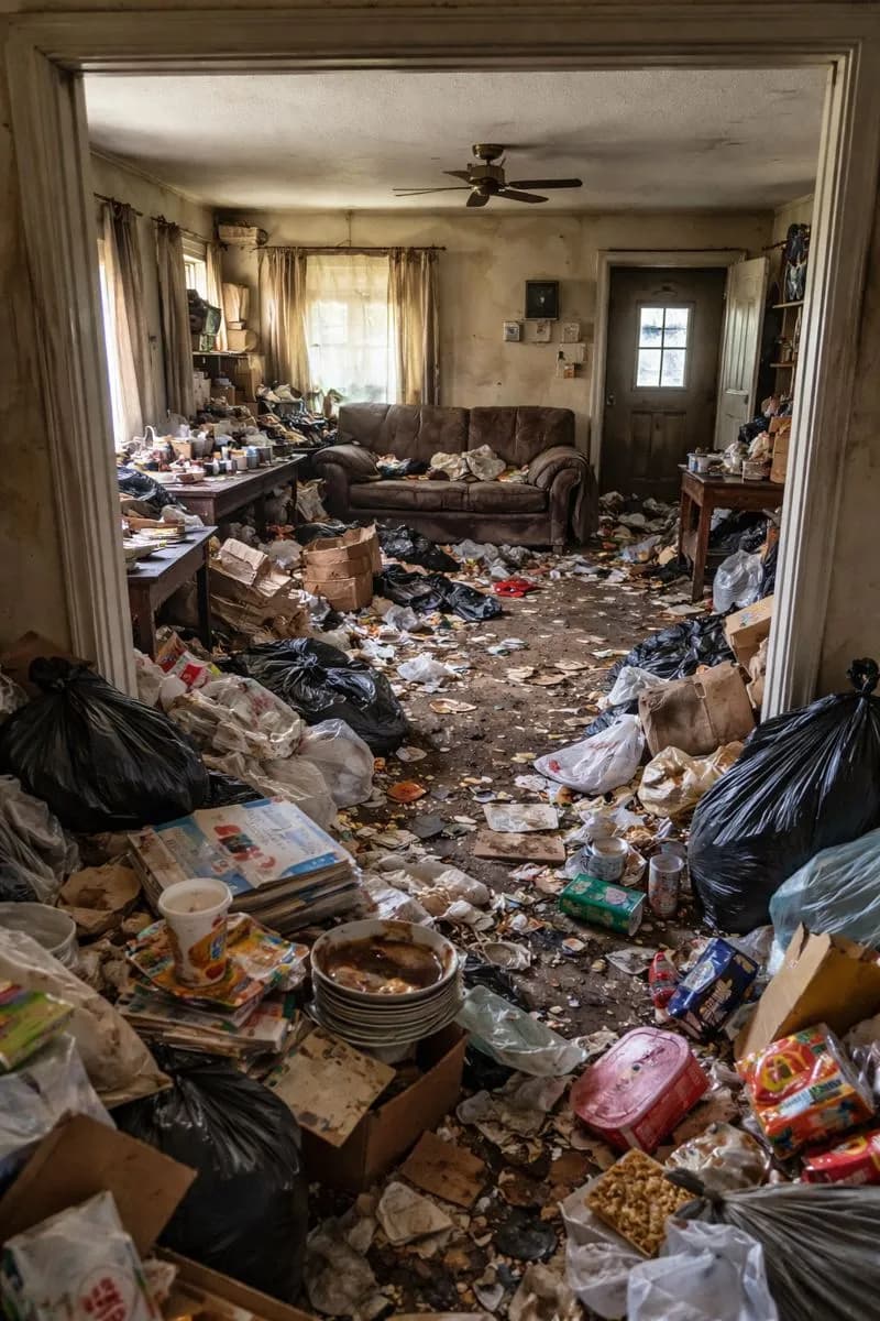 clutter hoarder home buyer
